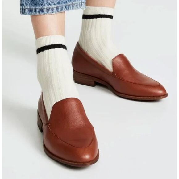 Madewell Shoes - Madewell Francis Loafer Women's 5.5 Brown Leather H2419 Classic Style $148